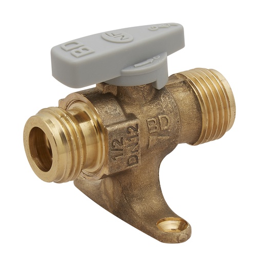 [BAN42917012] ROBINET INSTALLATION INT. JPG DN12  DM 1/2" A  PATTE (SACHET) NF078