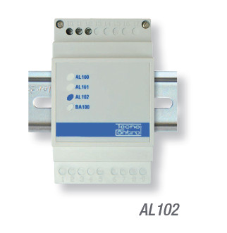 [TECAL102] CHARGEUR BATTERIE ION-LI MONTABLE SUR RAIL DIN POUR CENTRALE CE100